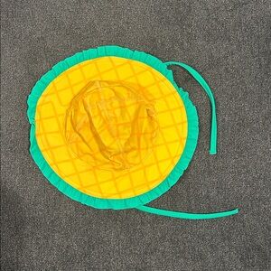 Hanna Andersson Yellow Pineapple Sun Hat